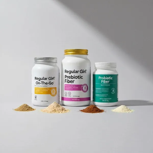 Supplement powder, Regular Girl® On-The-Go, Prebiotic Fiber and Probiotic Supplement