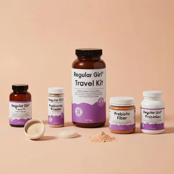 Supplement powder, Regular Girl® Travel Kit, Prebiotic Fiber and Probiotic Supplement