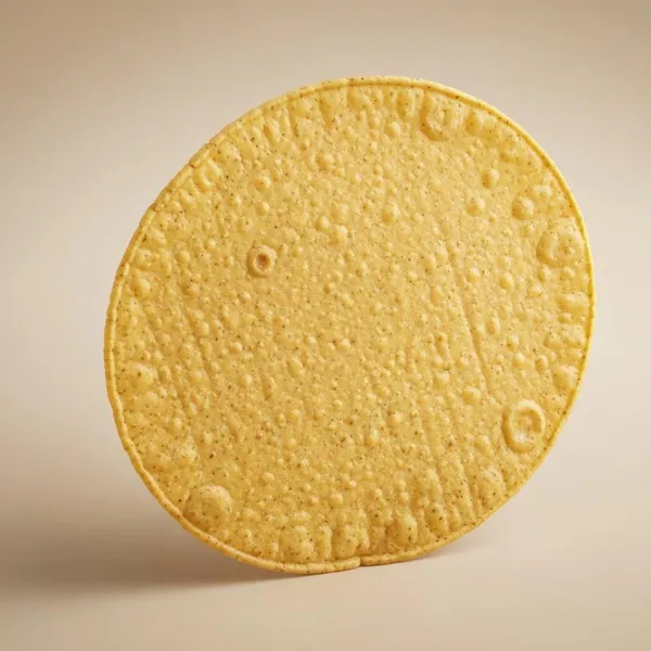 Taco shell, corn, plain, hard