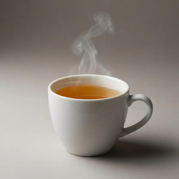 Tea, white, strong