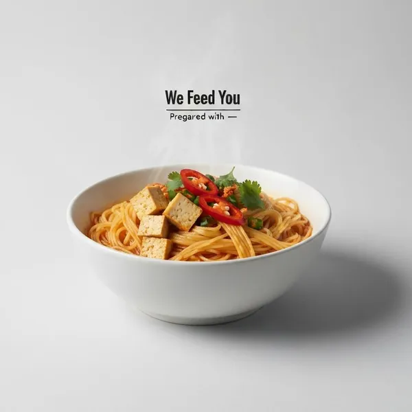 Tofu Laksa with Rice Noodles, Prepared Meal Delivery, We Feed You