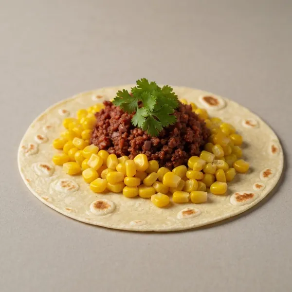 Tortilla, corn (blue)