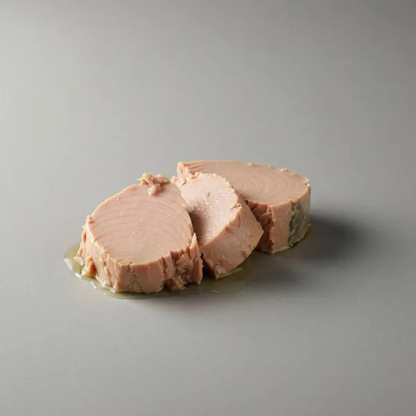 Tuna, plain, canned in oil, drained