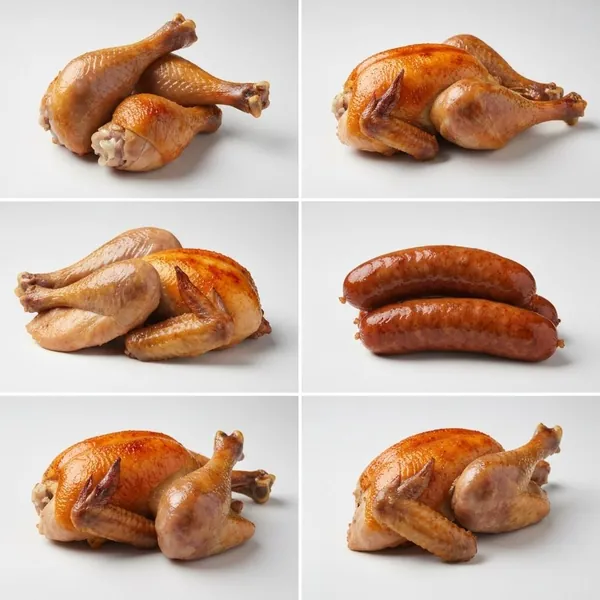 Turkey, all cuts, plain, cooked