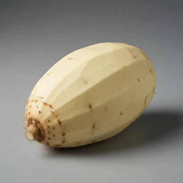 Yam, peeled, raw